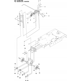 Base Plate Pointer Assembly for Husqvarna FS7000 DMT Floor Saw | L&S ...