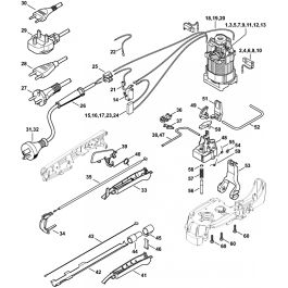 Stihl HSE61 HSE71 HSE81 Electric Motor Assembly | L&S Engineers