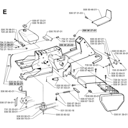 Chassis/ Frame Assembly for Husqvarna Rider 850 HST Ride on Mowers | L ...