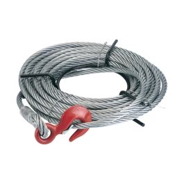 20 Metre Wire Rope & Hook - 3200kg Hoist / 16mm Wire | L&S