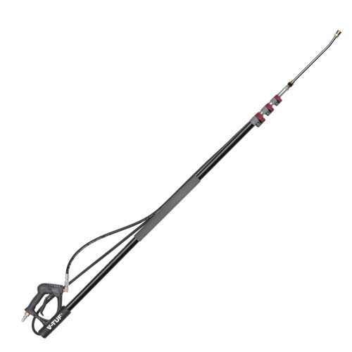 Pressure Washer Extendable Lance - V-Tuf - 2.5 To 8 Metres - Comes With Belt & Gutter Cleaning Attachment - V-TUF Pressure Washer Parts - T2.9800G
