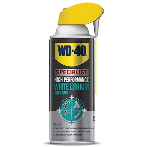 WD40 Specialist White Lithium Grease Aerosol 400ml