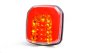 Square LED Rear Combination Lamp 12-24V, Slimline, Number Plate Light