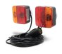 12V Magnetic Trailer Lighting Pod Set, 10m Cable, 7-Pin Plug