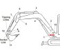 Pin (Position 1) for Kubota KX36-3, KX019-4, KX41-3 Mini Excavators
