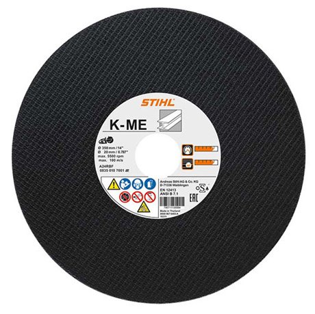 K-ME Abrasive Cutting Wheel - 300mm / 12"