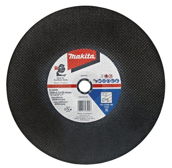 Cut off Wheel 355 x 2.5 x 25.4mm for Makita DLW140 Chop Saw - OEM No. B-64696-5
