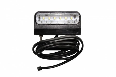 LED Number Plate Lamp, Surface Mount, 12/24V, Aspock Regpoint II