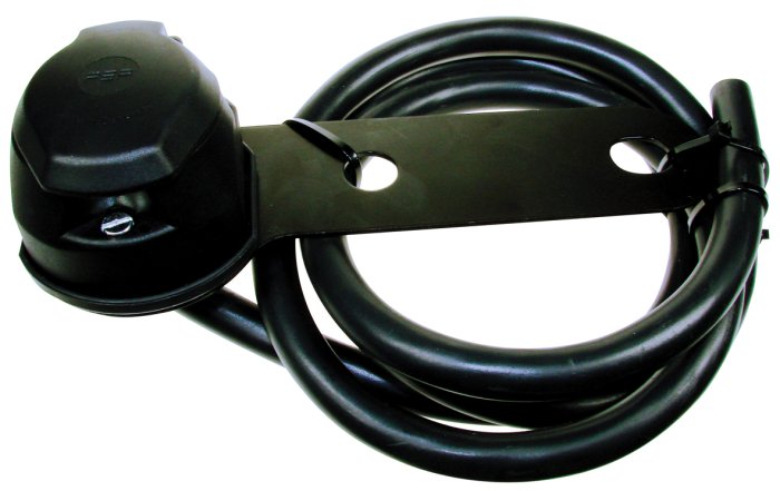 13 Pin Pre-Wired Socket Assembly With Mounting Plate, 1.5m Cable
