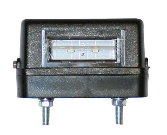 LED Number Plate Lamp, Aspock Regpoint Small, 12/24V
