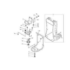 Backpack Harness for ECHO RM-410ES