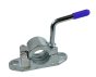 48mm Cast Serrated Hinged Jockey Wheel Clamp, 150mm Slot Centres