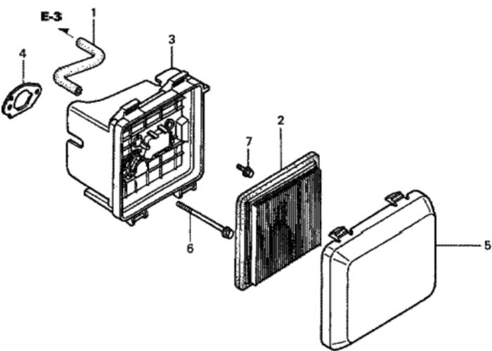 Air Cleaner for Honda HRG536C - SDT Lawn Mower