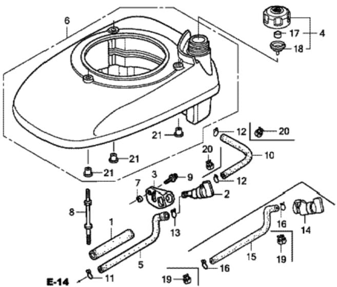 Fan Cover for Honda HRG536C1 - PDE Lawn Mower