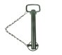 Agricultural Hitch Pin, 25mm Pin x 165mm Working Length, Zinc Plated
