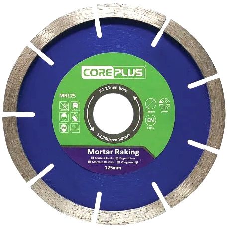MR125 Mortar Raking Diamond Blade 125mm
