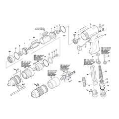 Bosch Pneumatic Drill Assembly