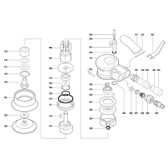 Bosch Random Orbit Sander Assembly