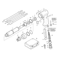Pneumatic Chisel Hammer Set