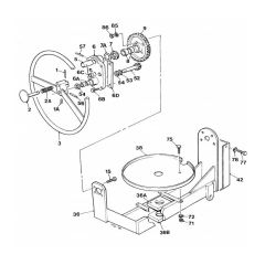 Trunnion & Tilt Wheel Assembly