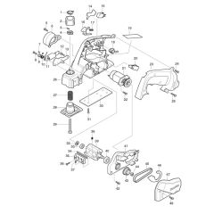 Makita 1050D Planer Assembly