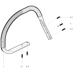 Handle Assembly for Husqvarna 120
