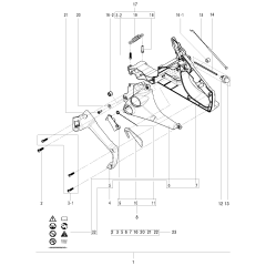 Rear Handle for Husqvarna 120