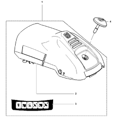 Cylinder Cover for Husqvarna 120
