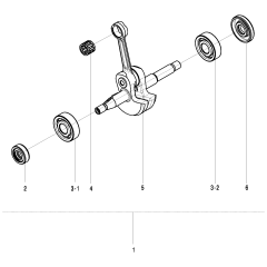 Crankshaft Assembly for Husqvarna 120
