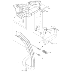 Handle & Controls for Husqvarna 120