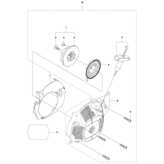Starter Assembly for Husqvarna 120