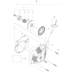 Starter Assembly for Husqvarna 120E