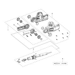 Head Assembly for Husqvarna 120iTK4-P