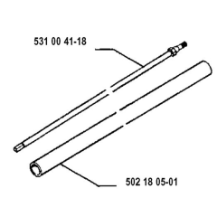 Shaft for Husqvarna 120 L