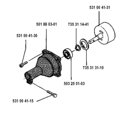 Clutch Cover for Husqvarna 120 L