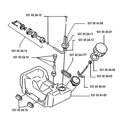 Fuel Tank for Husqvarna 120 L
