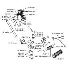 Handle & Controls for Husqvarna