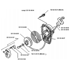Starter for Husqvarna 120 LC