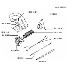 Handle & Controls for Husqvarna
