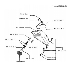 Bevel Gear-1 for Husqvarna 120 LC