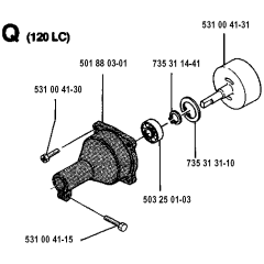 Clutch Cover for Husqvarna 120R