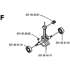 Crankshaft for Husqvarna 120R