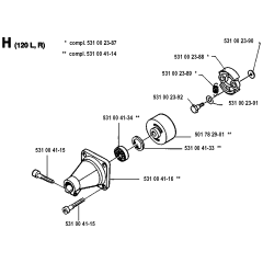 Clutch for Husqvarna 120R