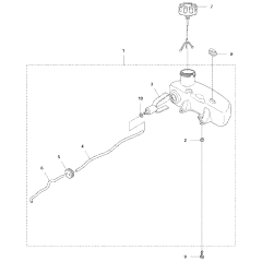 Fuel Tank Assembly for Husqvarna