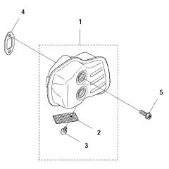 Muffler Assembly for Husqvarna