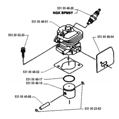 Cylinder Piston for Husqvarna 122L