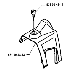 Cylinder Cover for Husqvarna 122L