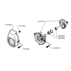 Crankcase for Husqvarna 122L