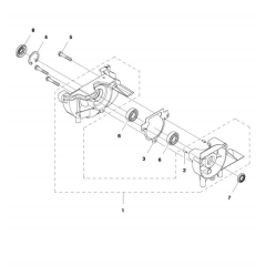 Crankcase for Husqvarna 122 Lk