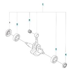 Crankshaft Assembly for 122RJ